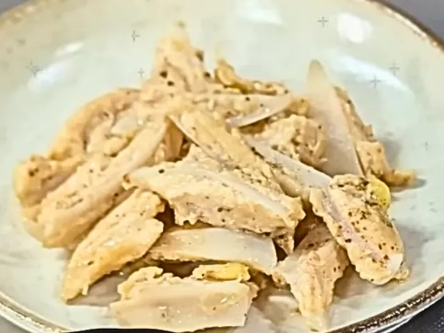 ヤゲン軟骨の麺つゆガーリック