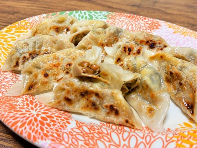 納豆チーズ餃子 おつまみレシピ