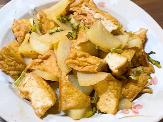 大根と厚揚げの照り煮 おつまみレシピ